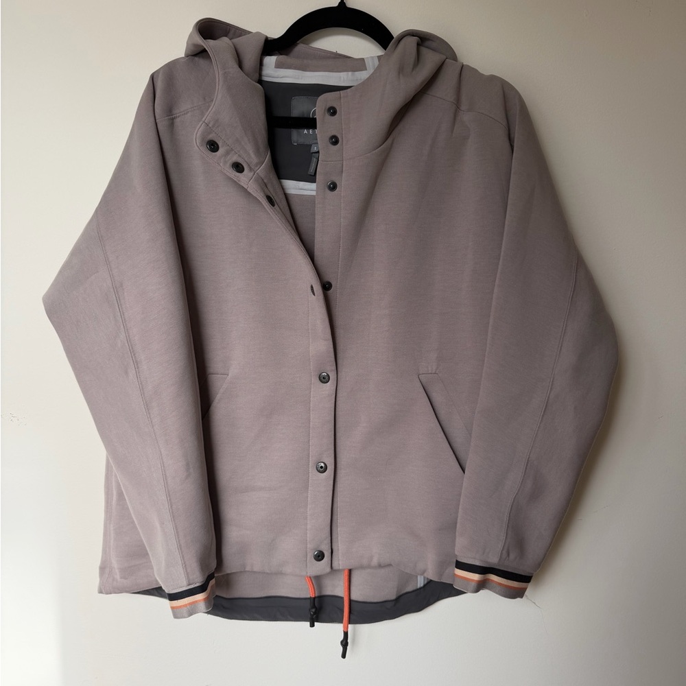 Aether Gray Hooded Jacket